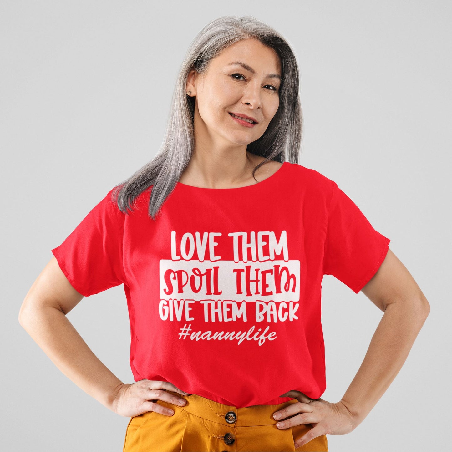 Nanny Life Slogan T-shirt