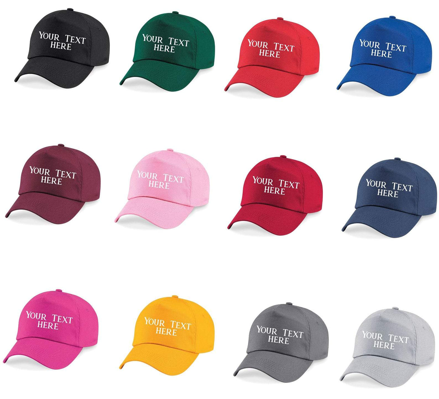 Personalised Cap with Your Logo or Text