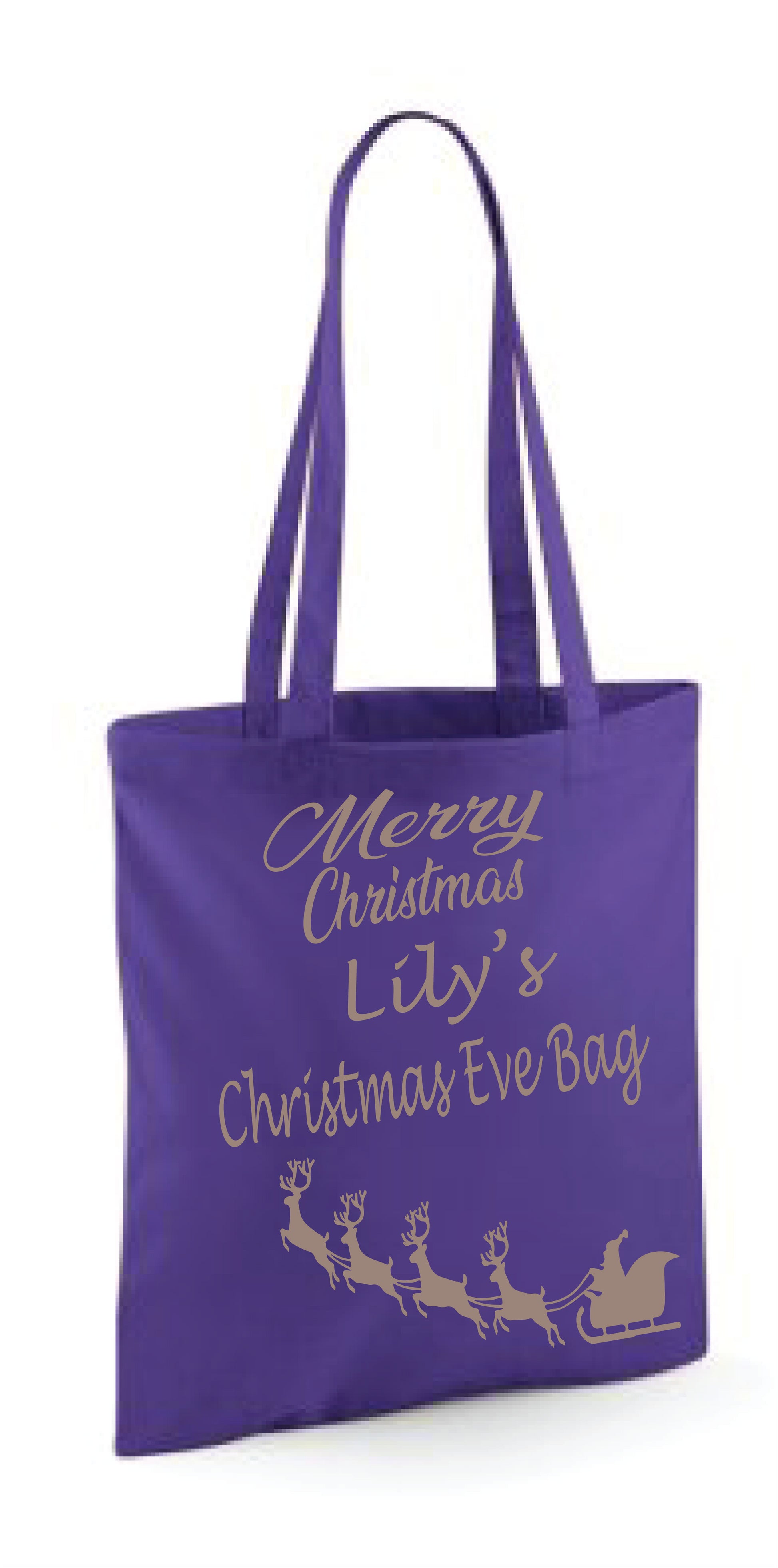 Personalised Christmas Eve Bag Gift Bag