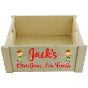 Personalised Christmas Eve Hamper Crate