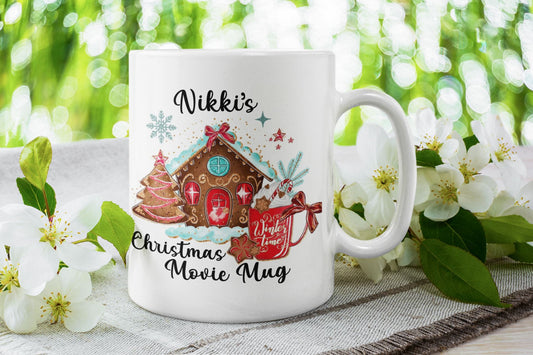 Personalised Christmas Movie Mug
