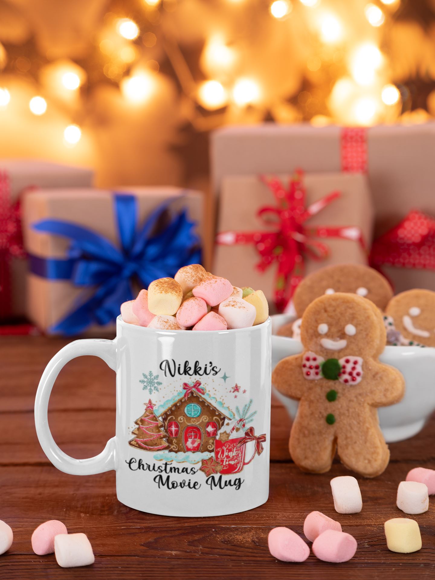 Personalised Christmas Movie Mug