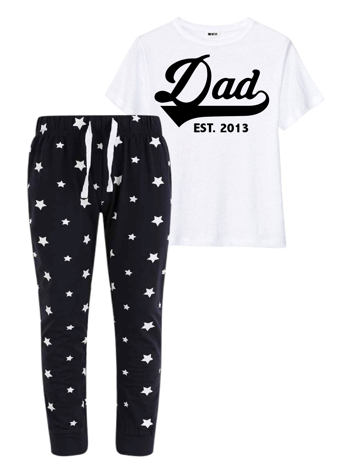 Personalised Dad Est Loungewear Set