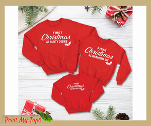 Personalised First Christmas as Jumper
