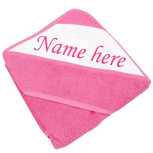 Personalised Hooded Baby Bath Towel