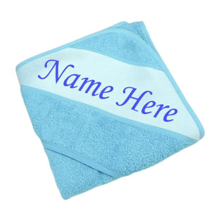 Personalised Hooded Baby Bath Towel