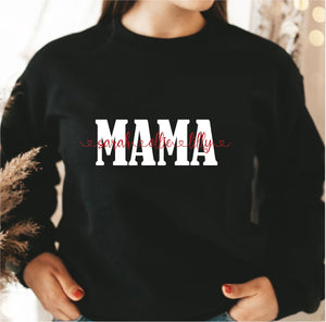 Personalised Mama Sweatshirt