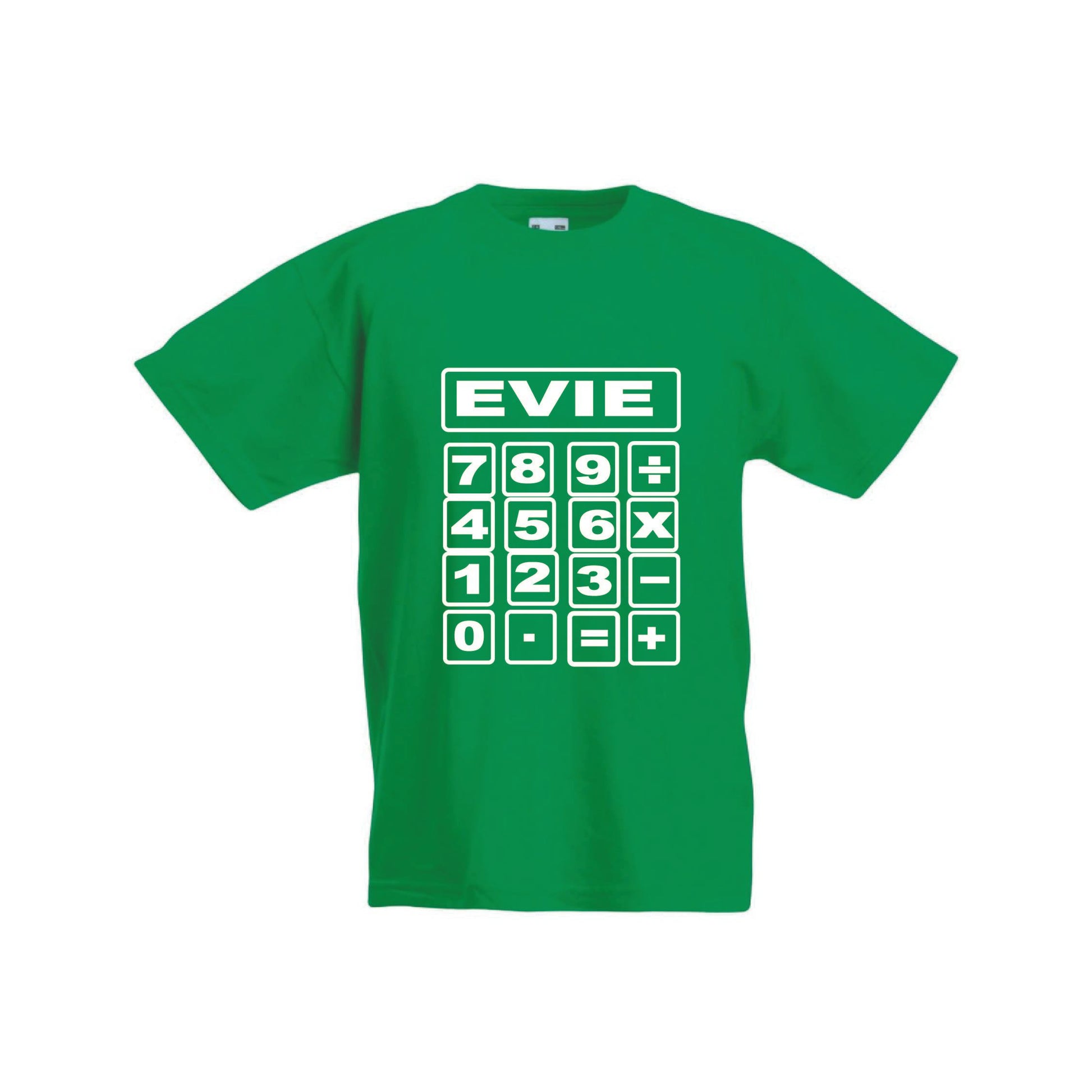 Personalised NSPCC School Number Maths Day T-Shirts