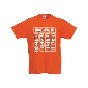 Personalised NSPCC School Number Maths Day T-Shirts
