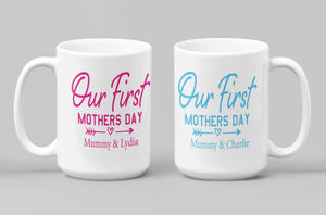 Personalised Our First Mothers Day Mug