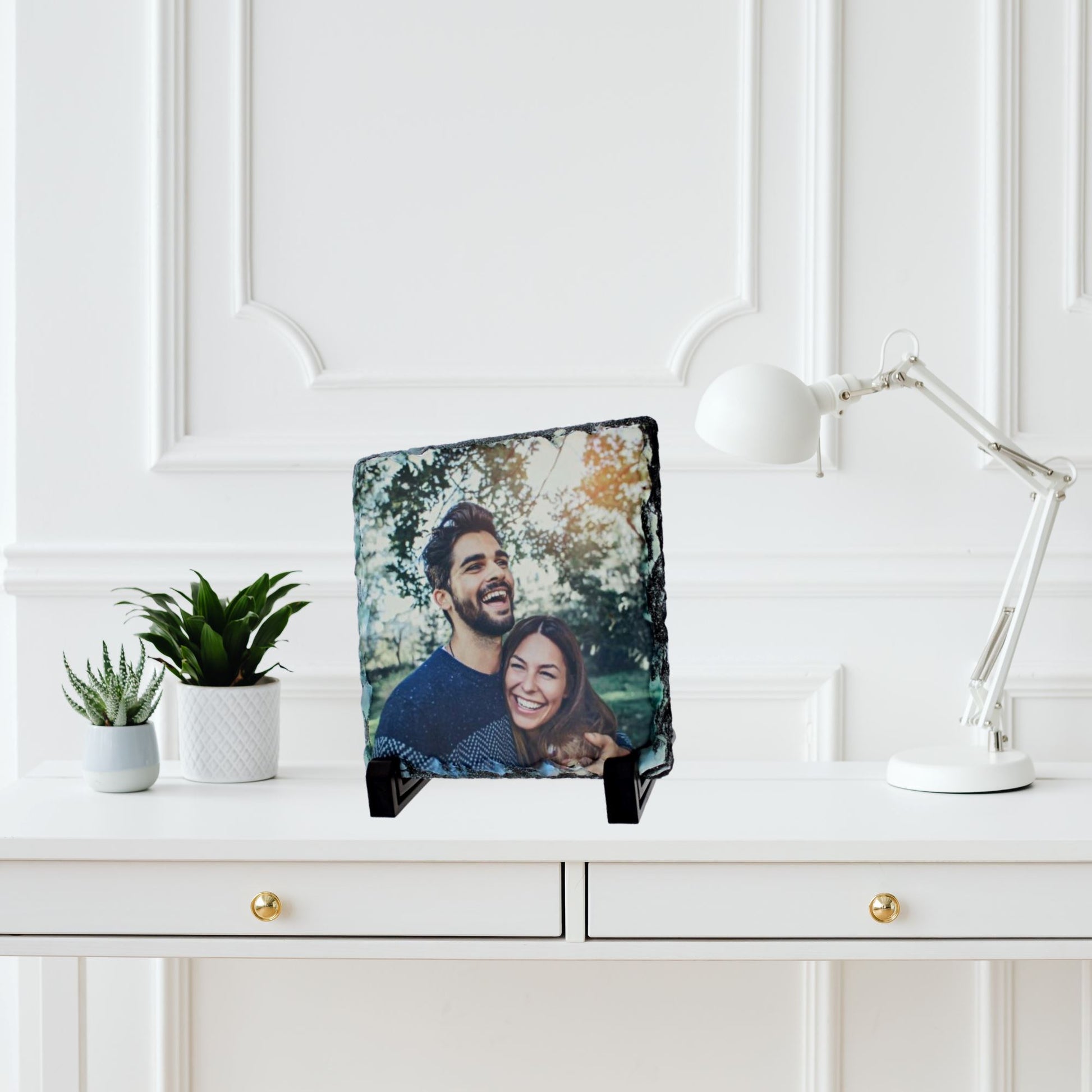 Personalised Photo Slate 14cm