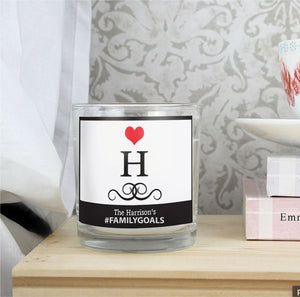 Personalised Sweet Vanilla Scented Candle Gift