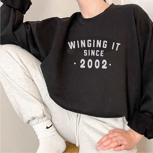 Personalised Winging It Sweatshirt