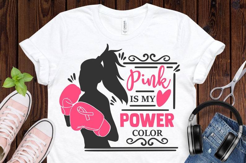 Pink is my Power Breast Cancer Awareness T-shirt