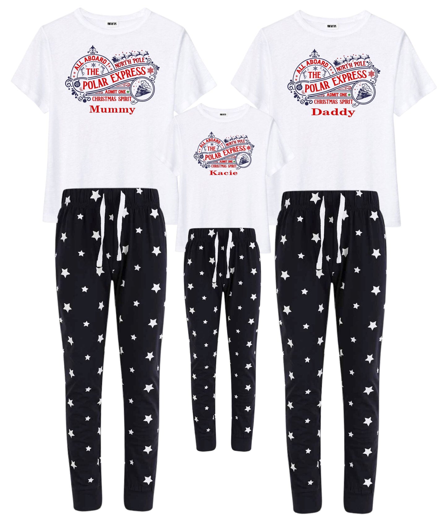 Polar Express Personalised Christmas Pyjamas