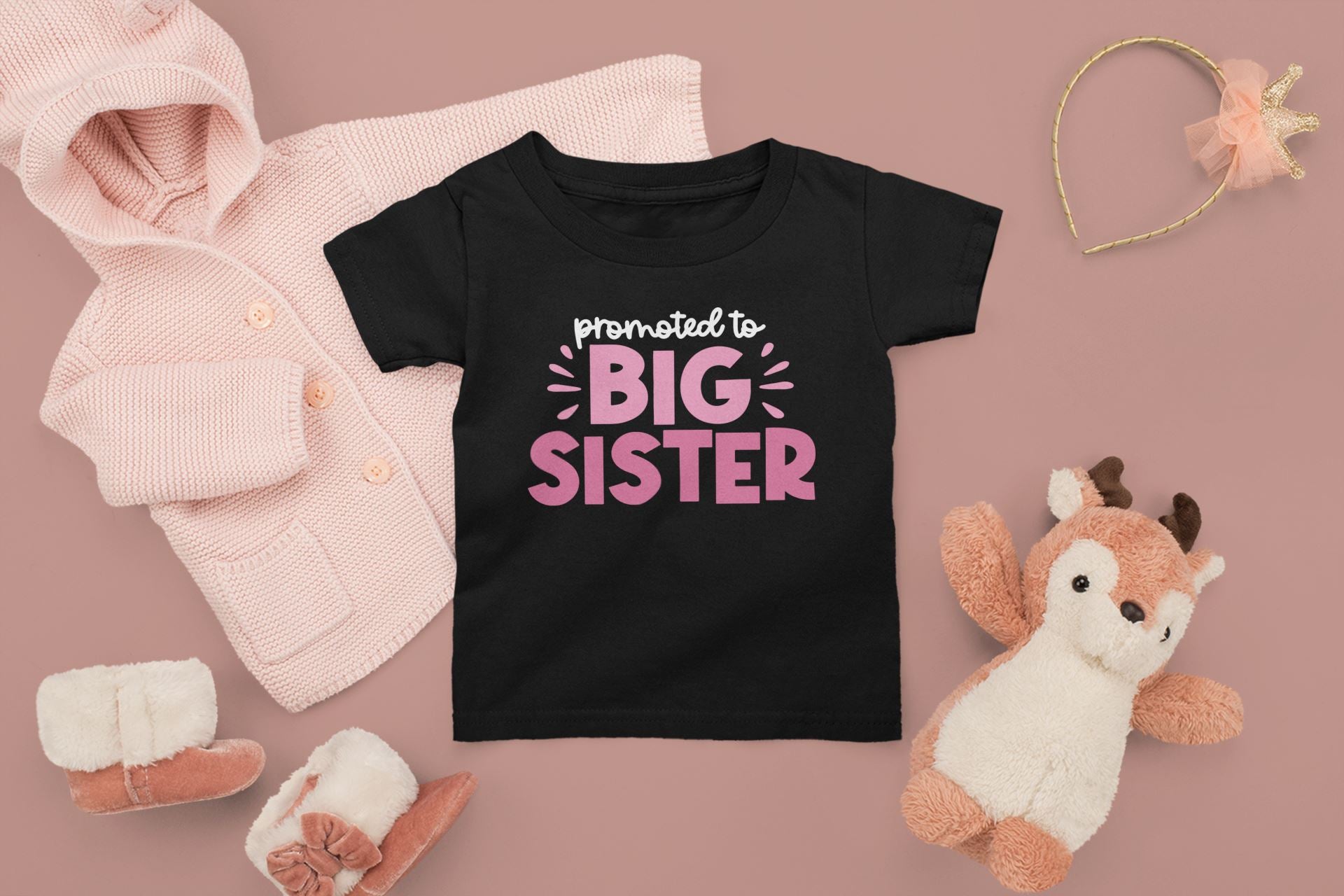 Promoted to Big Sister Big Brother T-shirts