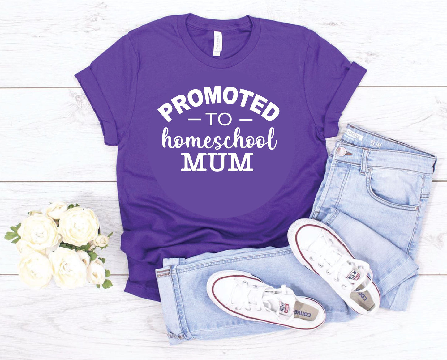 Promoted to Homeschooling Mum T-shirt