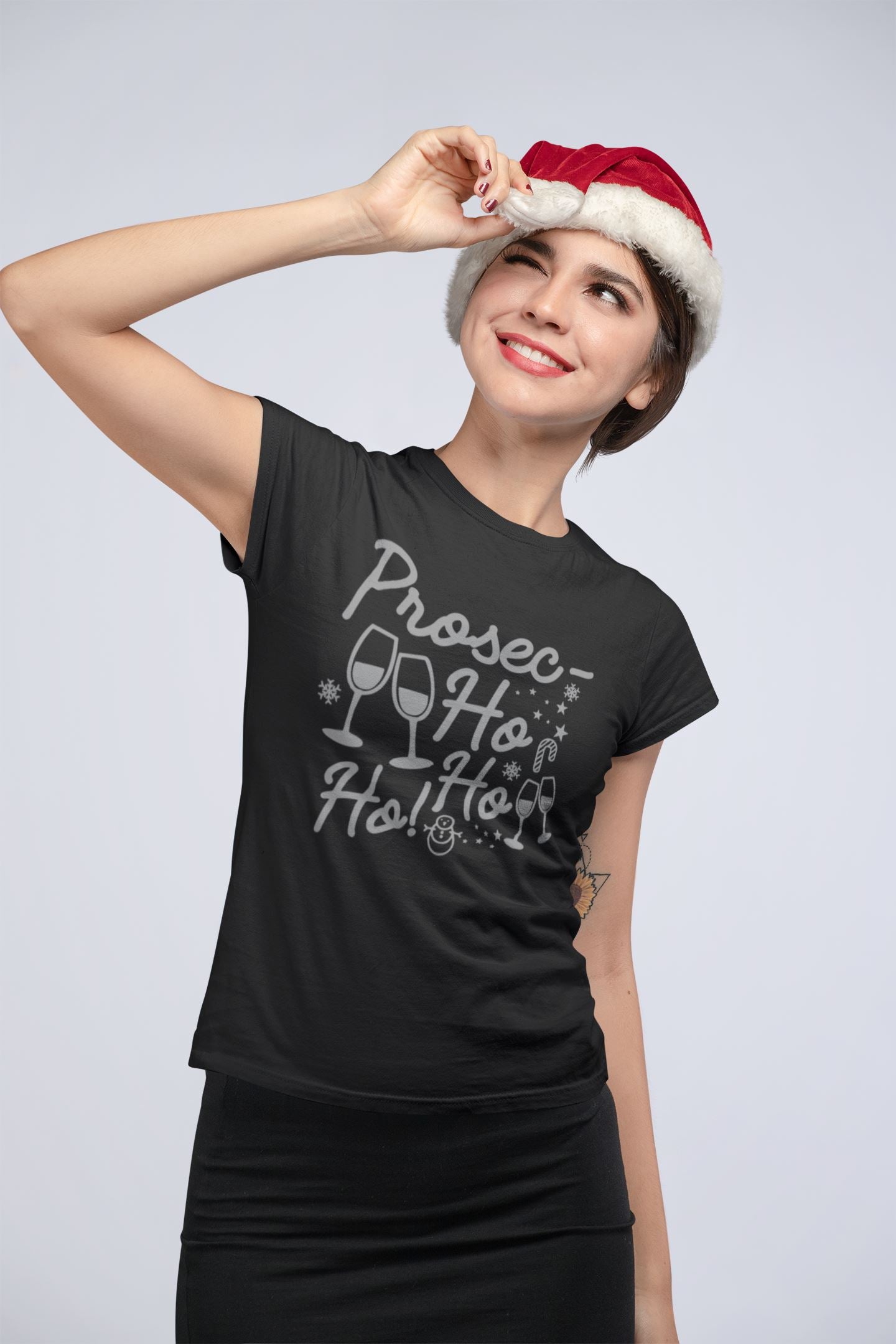 Prosecco Ho Ho Christmas T-shirt