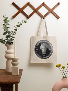 Queen Elizabeth Memorabilia Tote Bag