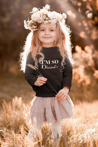 So Dior-able Kids Slogan Sweatshirt
