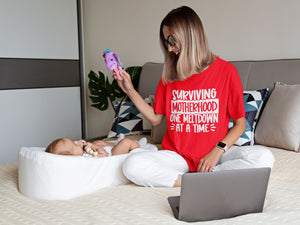 Surviving Motherhood one Meltdown at a time T-shirt