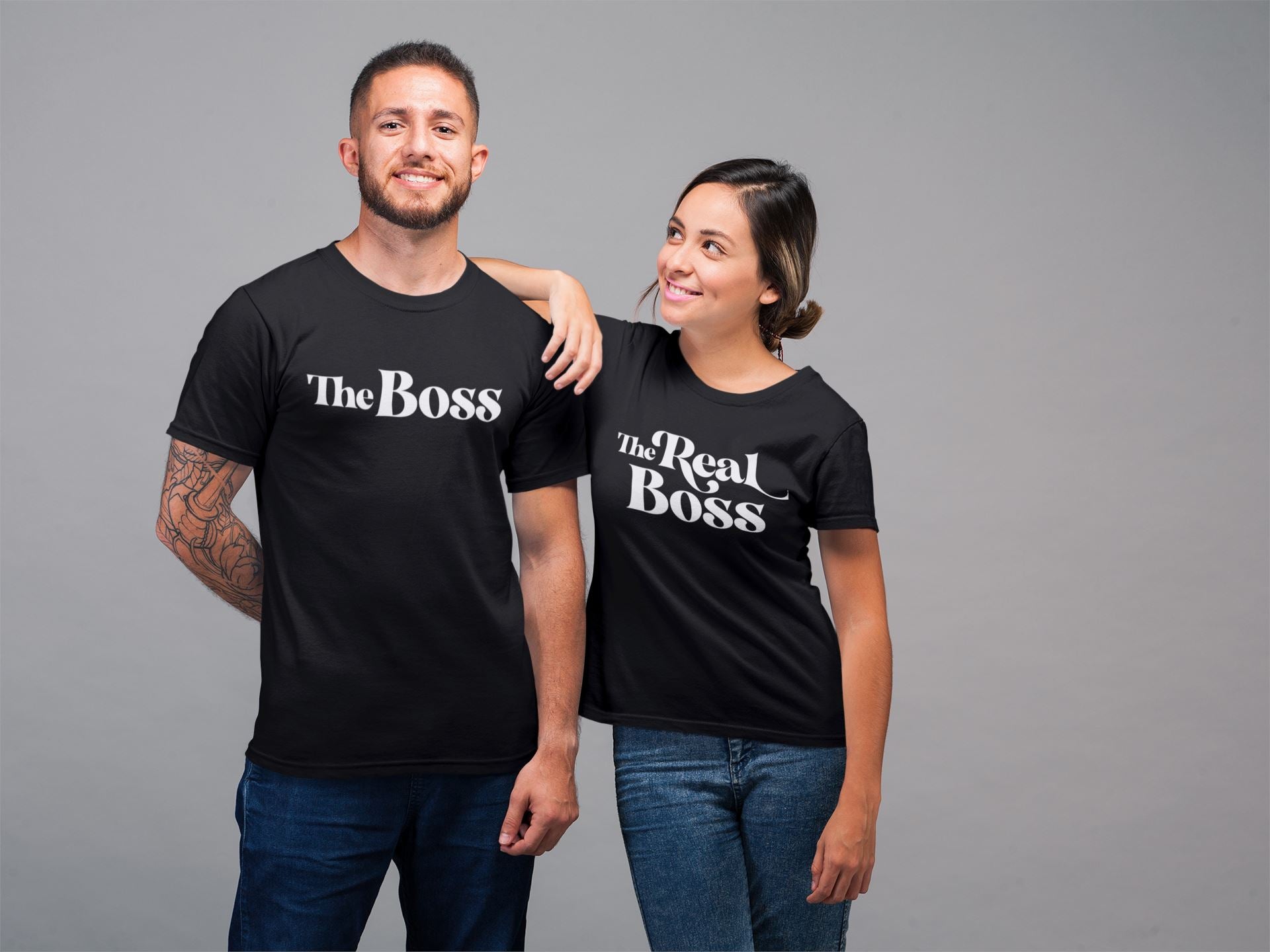Set di tazze The Boss and The Real Boss, divertente regalo Set di tazze The Boss and The Real Boss, divertente regalo