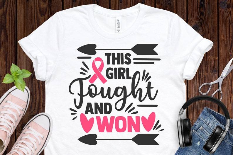 This Girl Won Breast Cancer Awareness T-shirt
