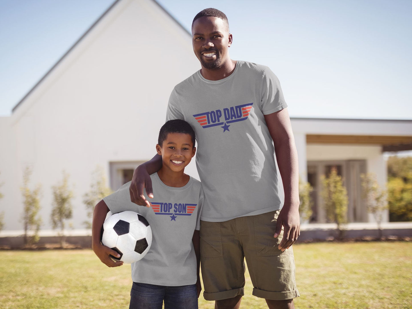 Top Dad Top Son Matching T-shirts