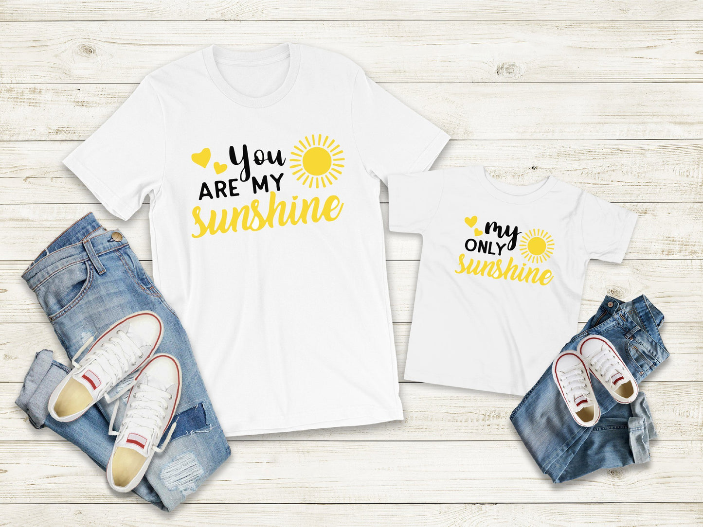 You are my Sunshine, Only Sunshine Matching T-shirts