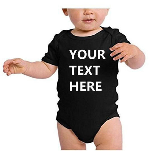 Your Design Your Text Baby Bodysuits